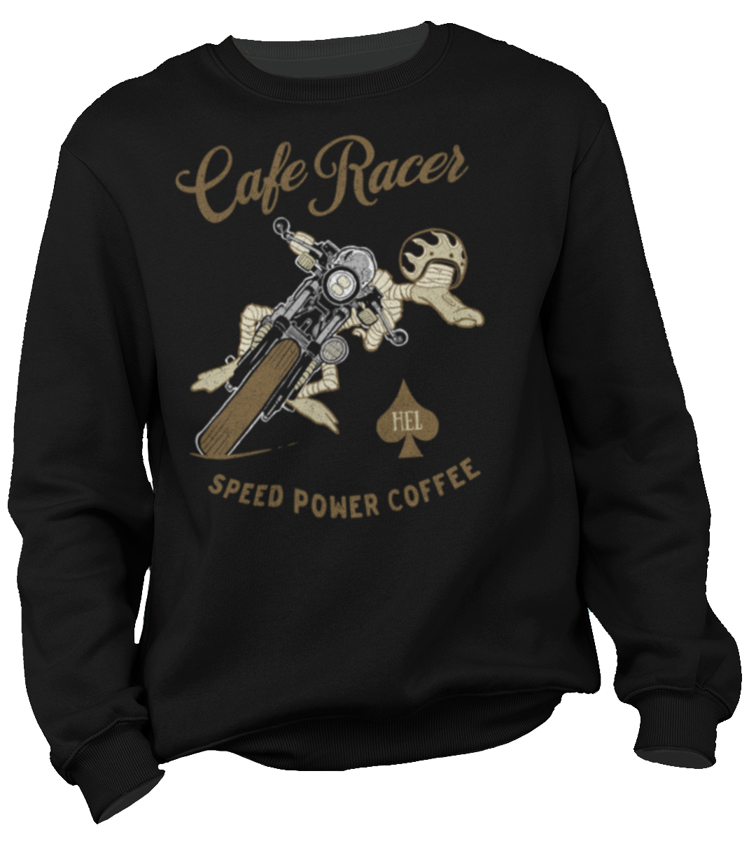Cafe Racer Lean On Motorsyle Sweatshirt