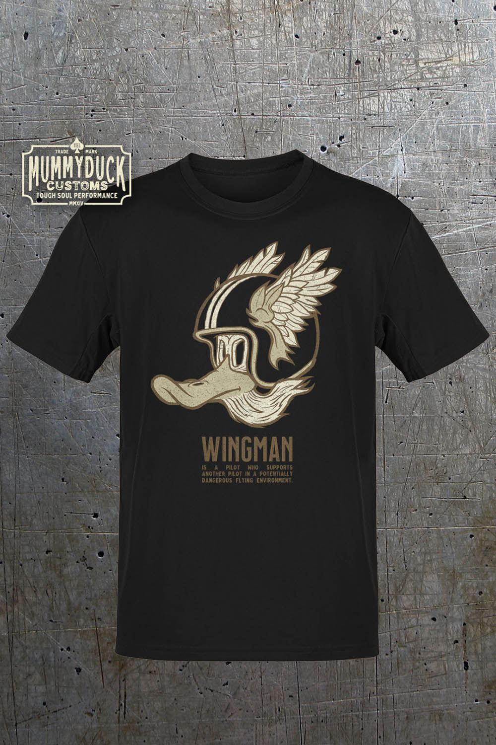 Wingman Motorcycle t-shirt