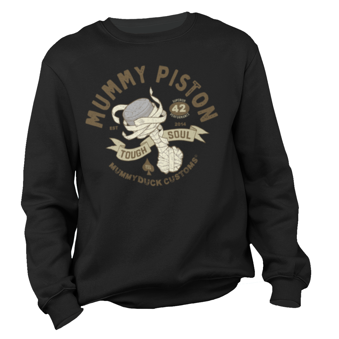 Mummy Piston Motorcycle Sweatshirt