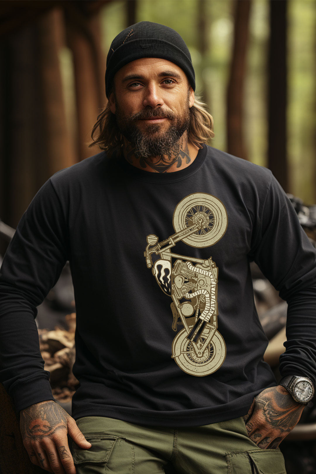 Bobber Harley Biker Sweatshirt 