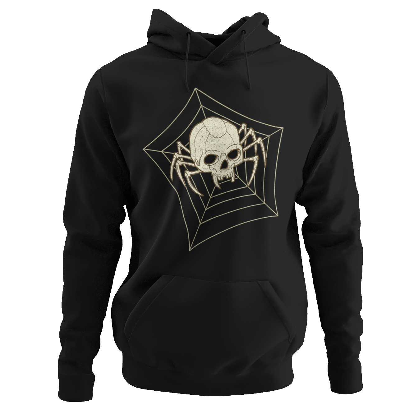 Spider Skull Motorcycle Hoodie