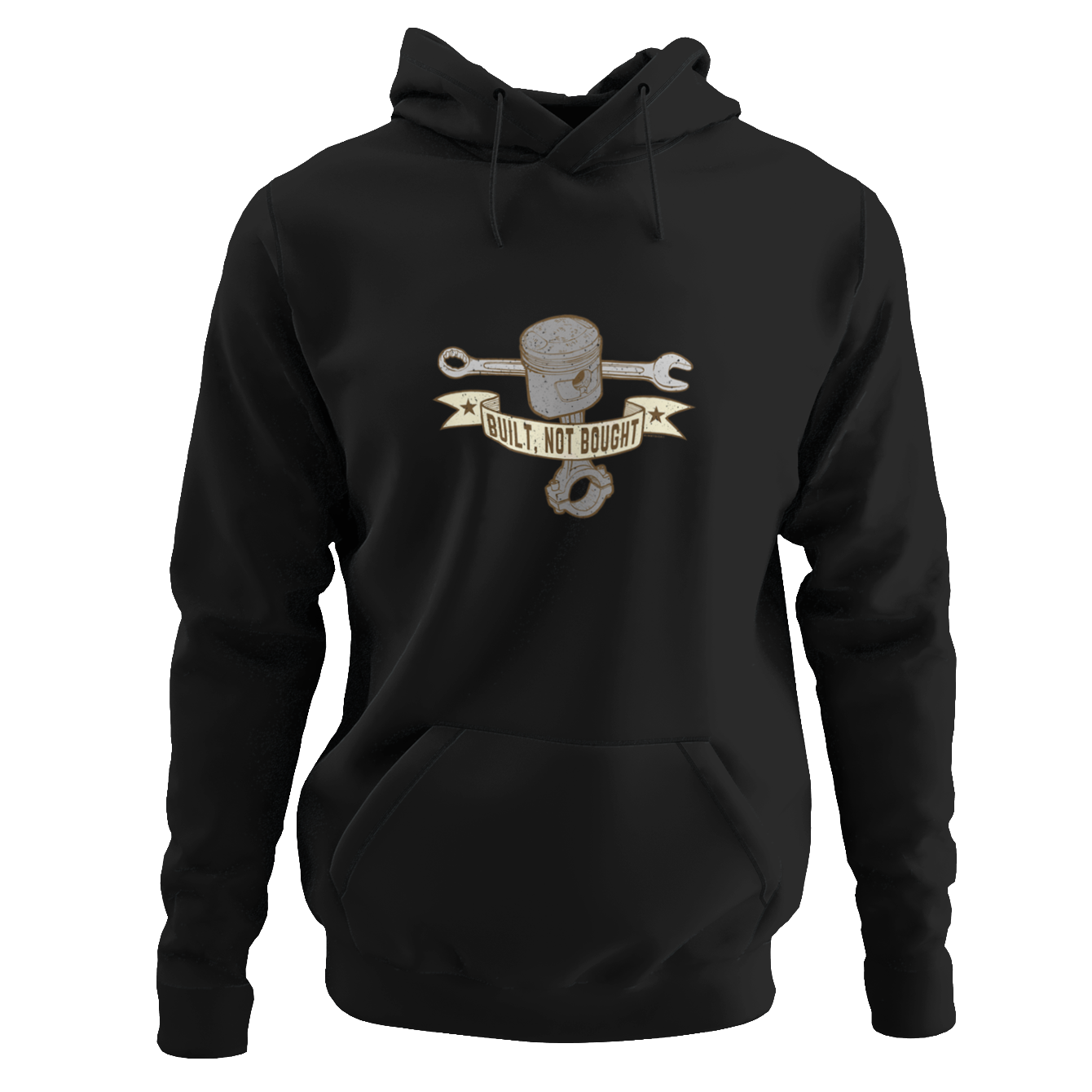 Built, Not Bought Motorcycle Hoodie
