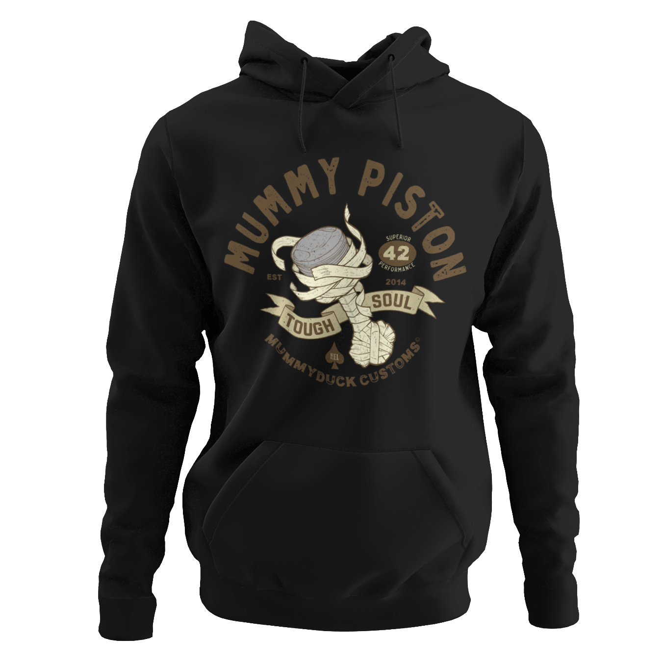 Mummy Piston Motorcycle Hoodie
