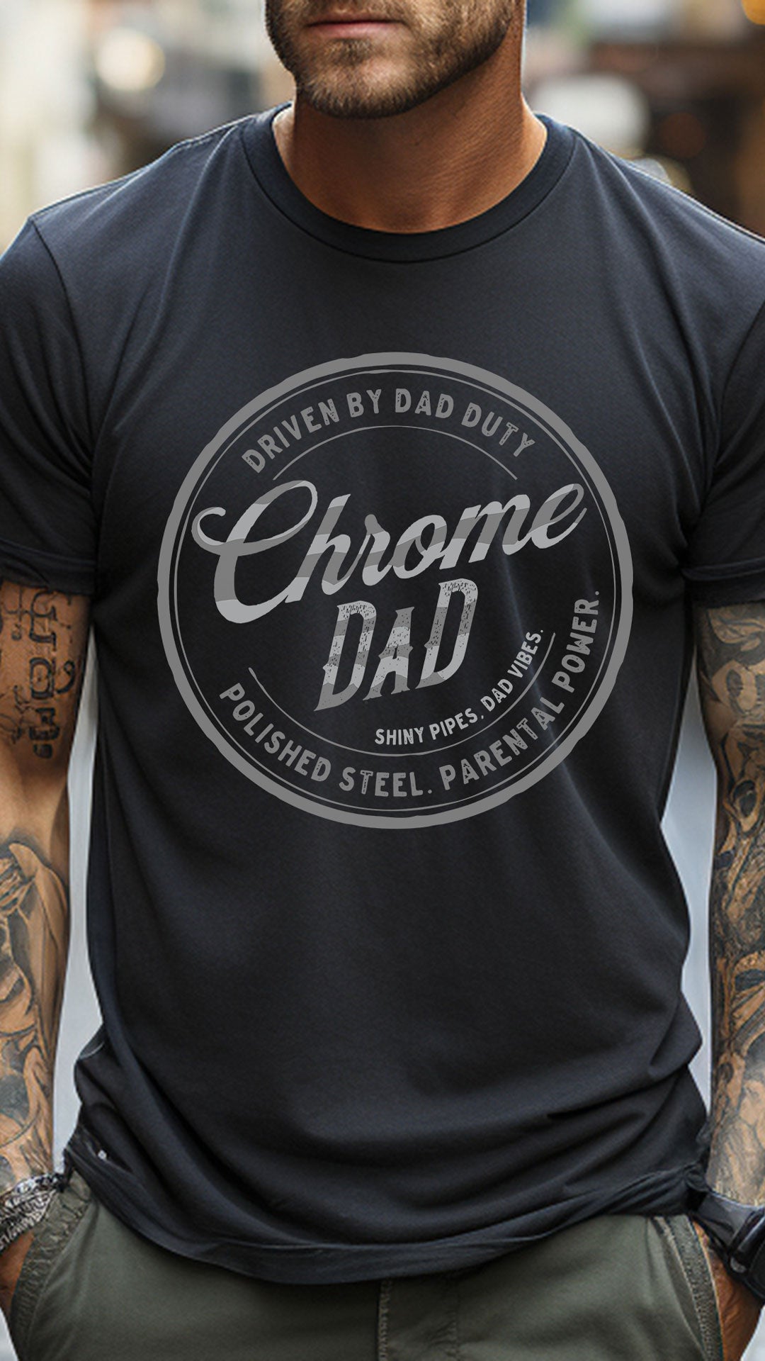 Chrome Dad t-shirt