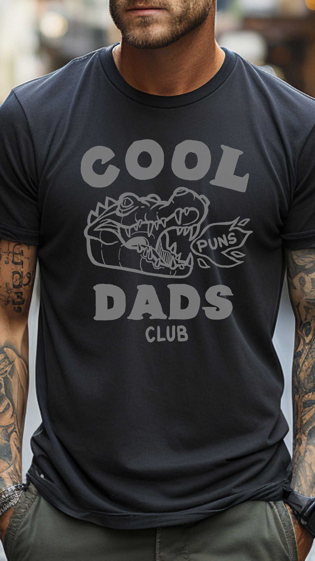 Cool Dads Club T-Shirt, Chrome