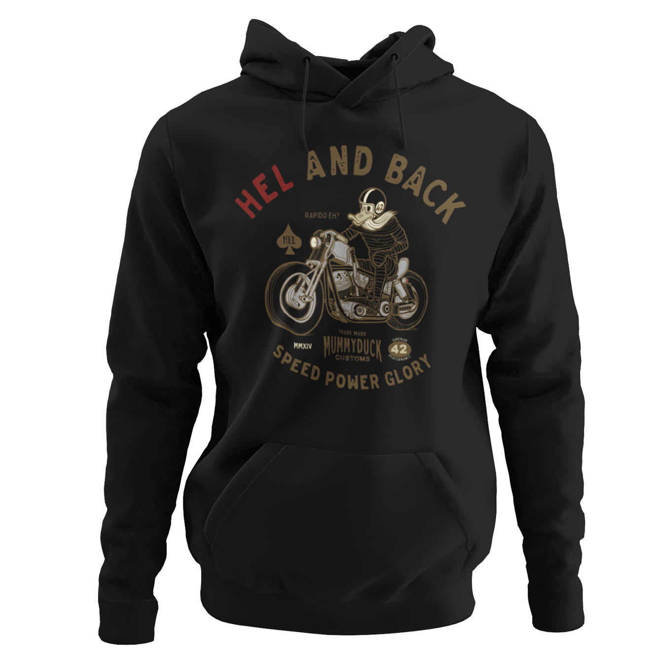 HEL and back Hoodie