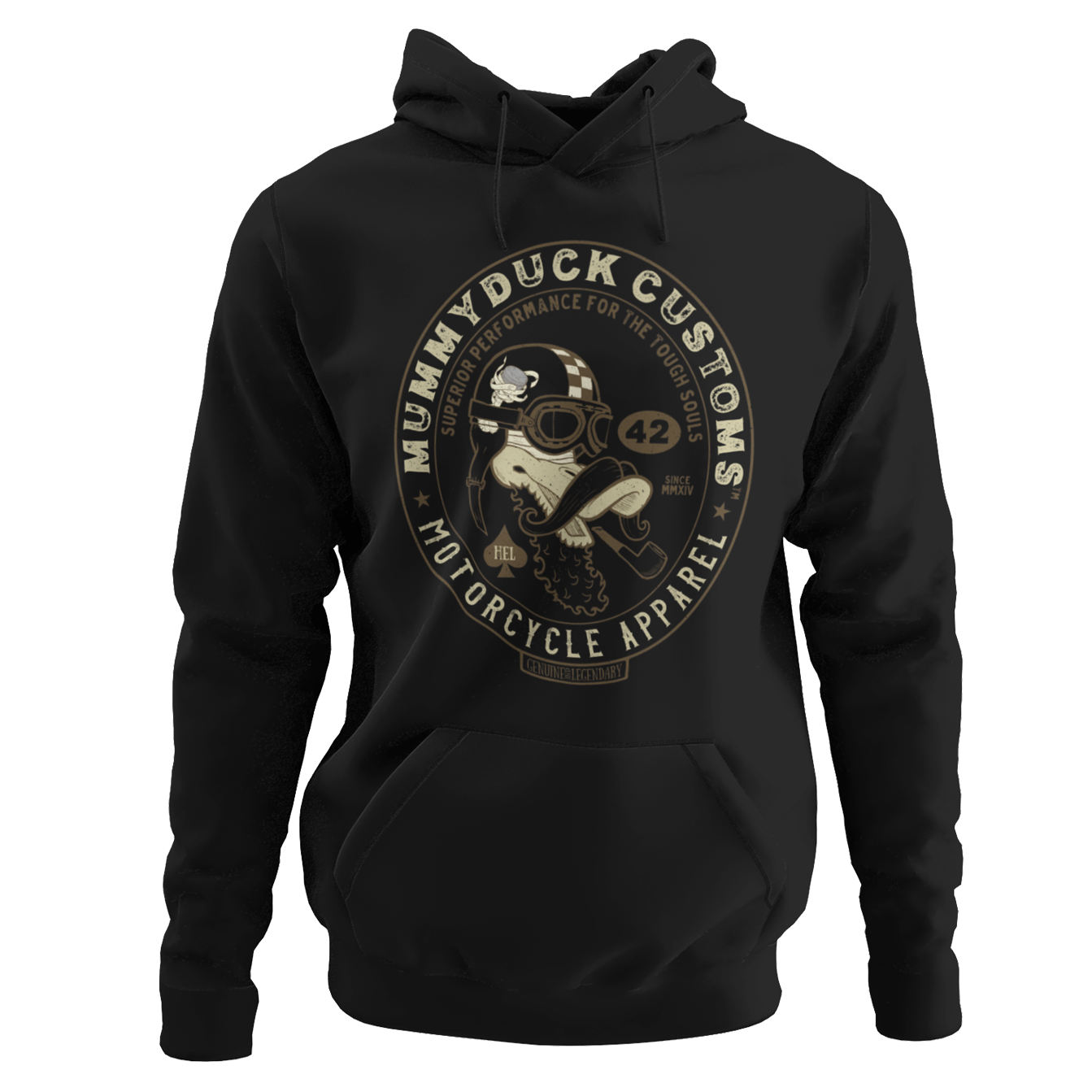 Bearded Gentleman Motorcycle Hoodie