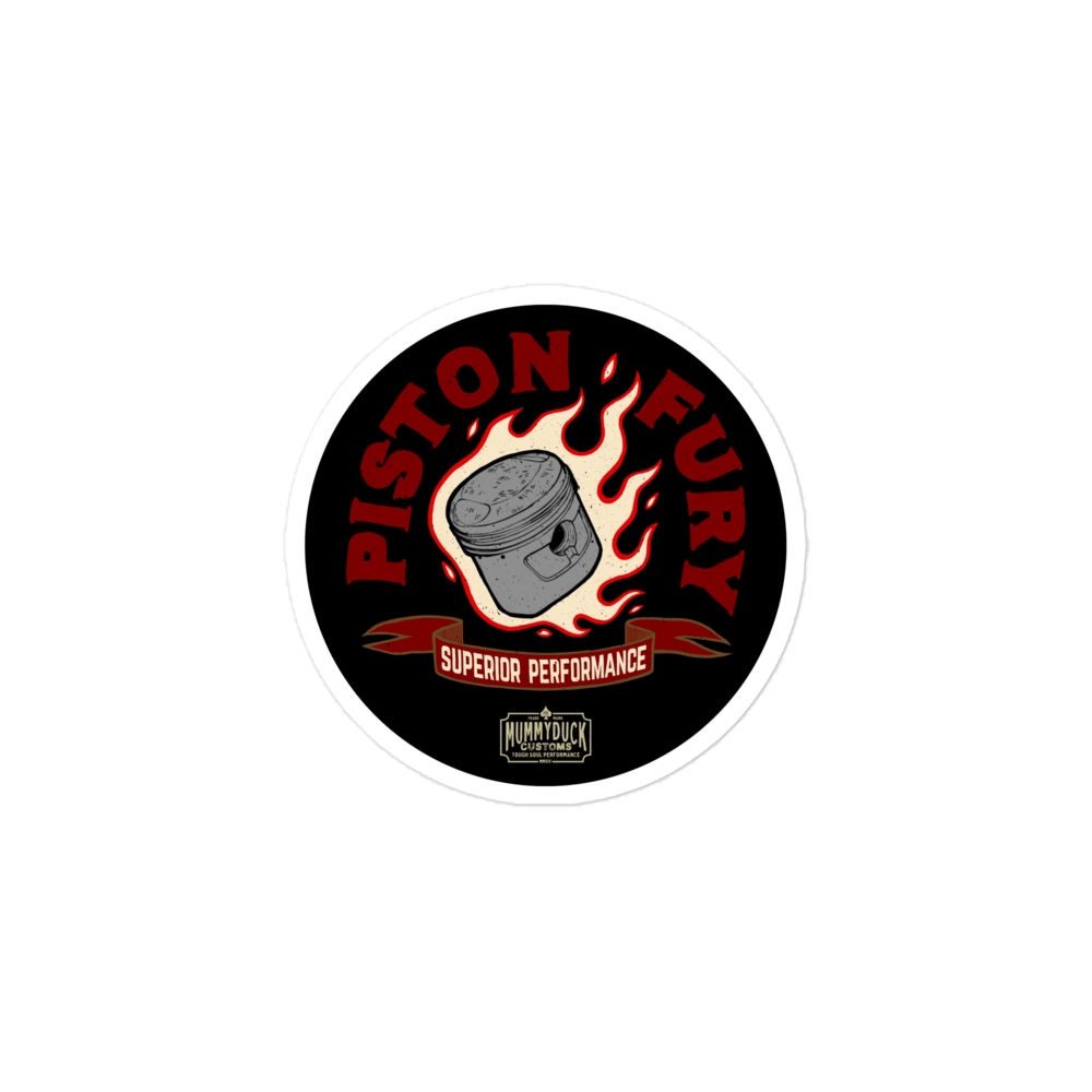 Piston Fury Stickers
