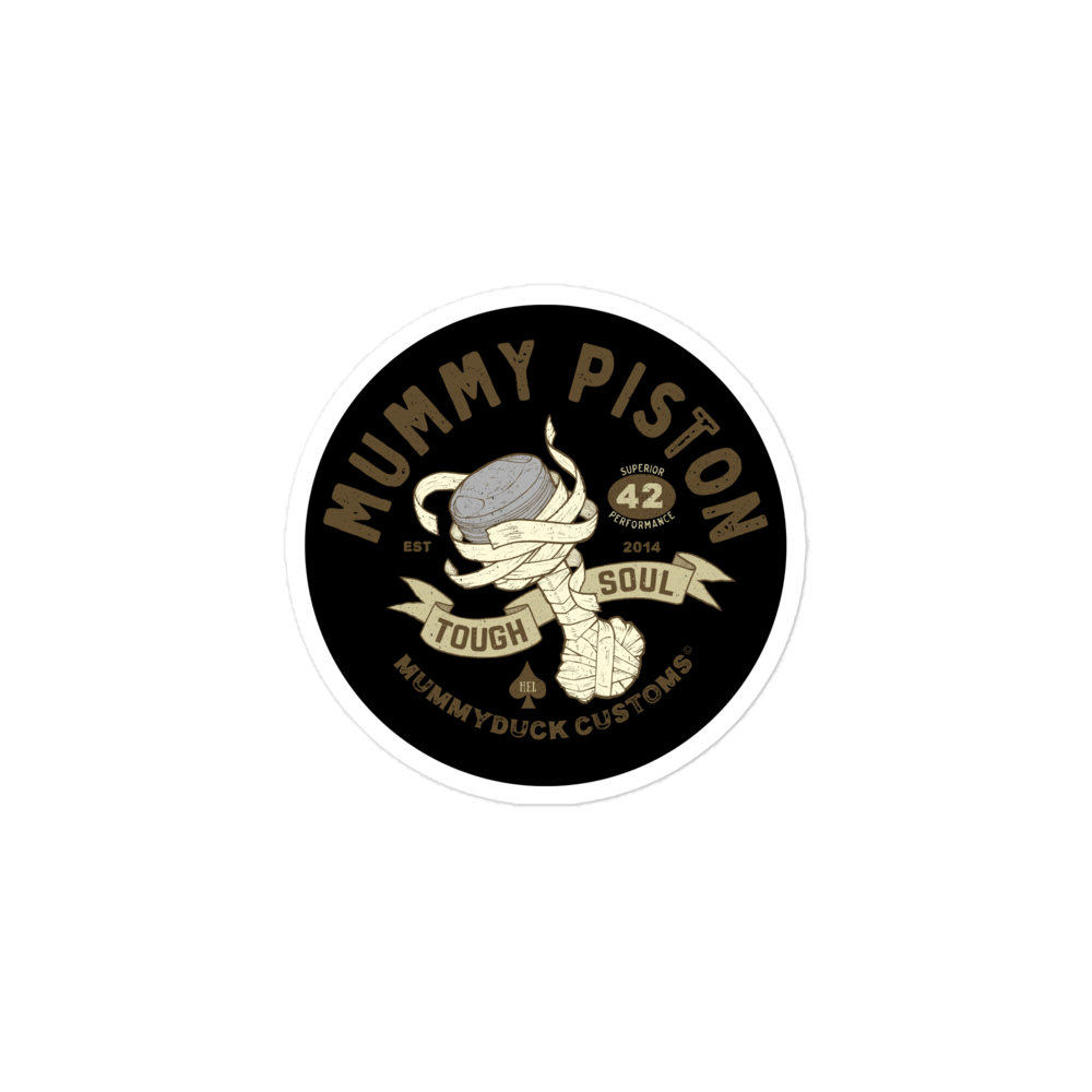 Mummy Piston Stickers