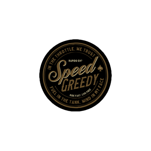 Speed Greedy Motorcycle stickers
