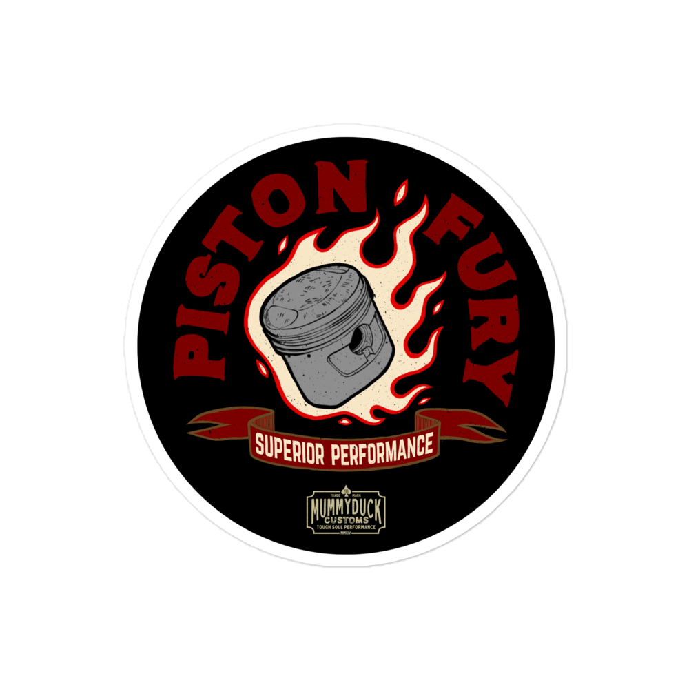 Piston Fury Stickers