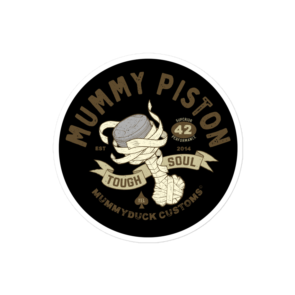 Mummy Piston Stickers