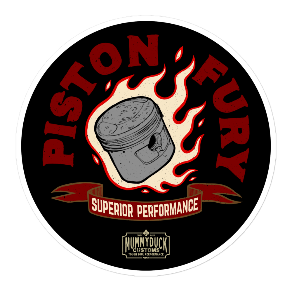 Piston Fury Stickers