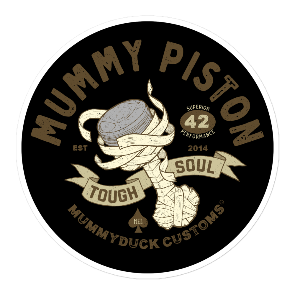 Mummy Piston Stickers
