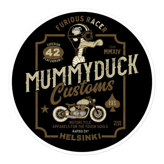 Mummyduck Customs Motorcycle Bubble-free stickers