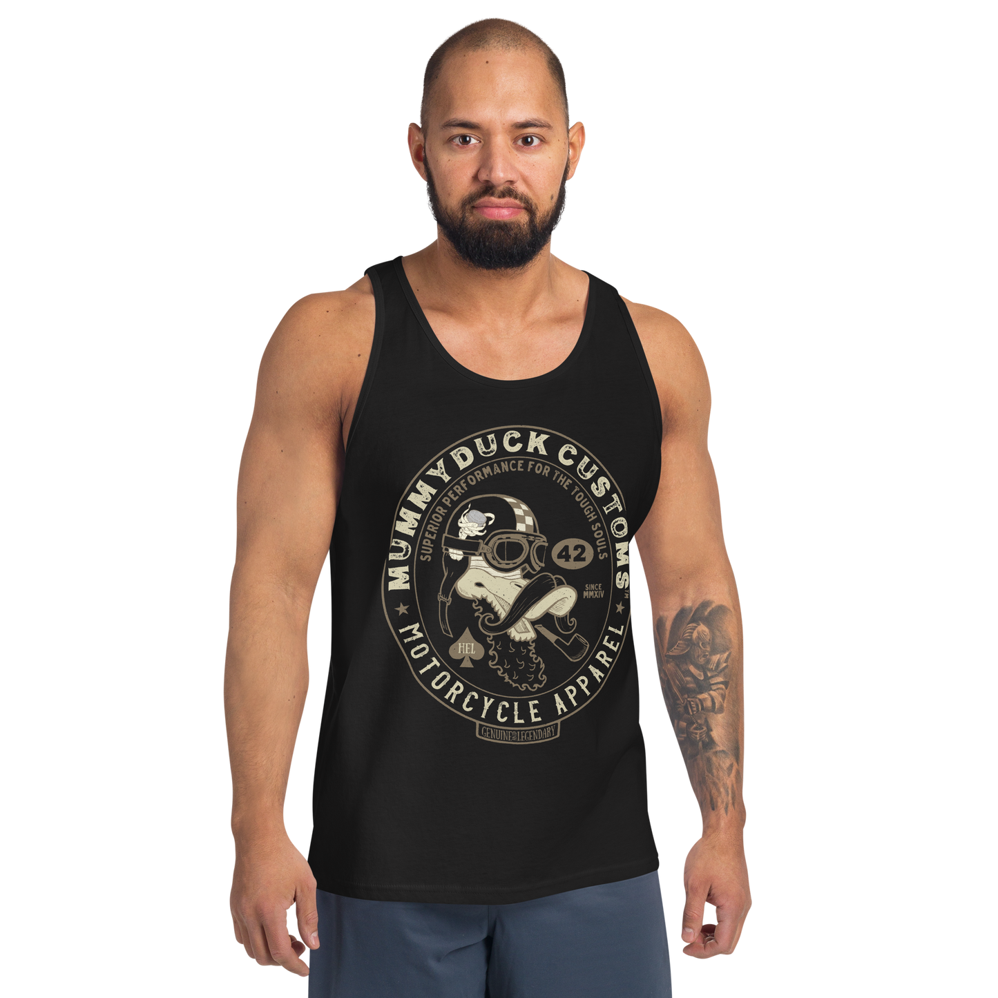 Bearded Gentleman Motorcycle Tank Top