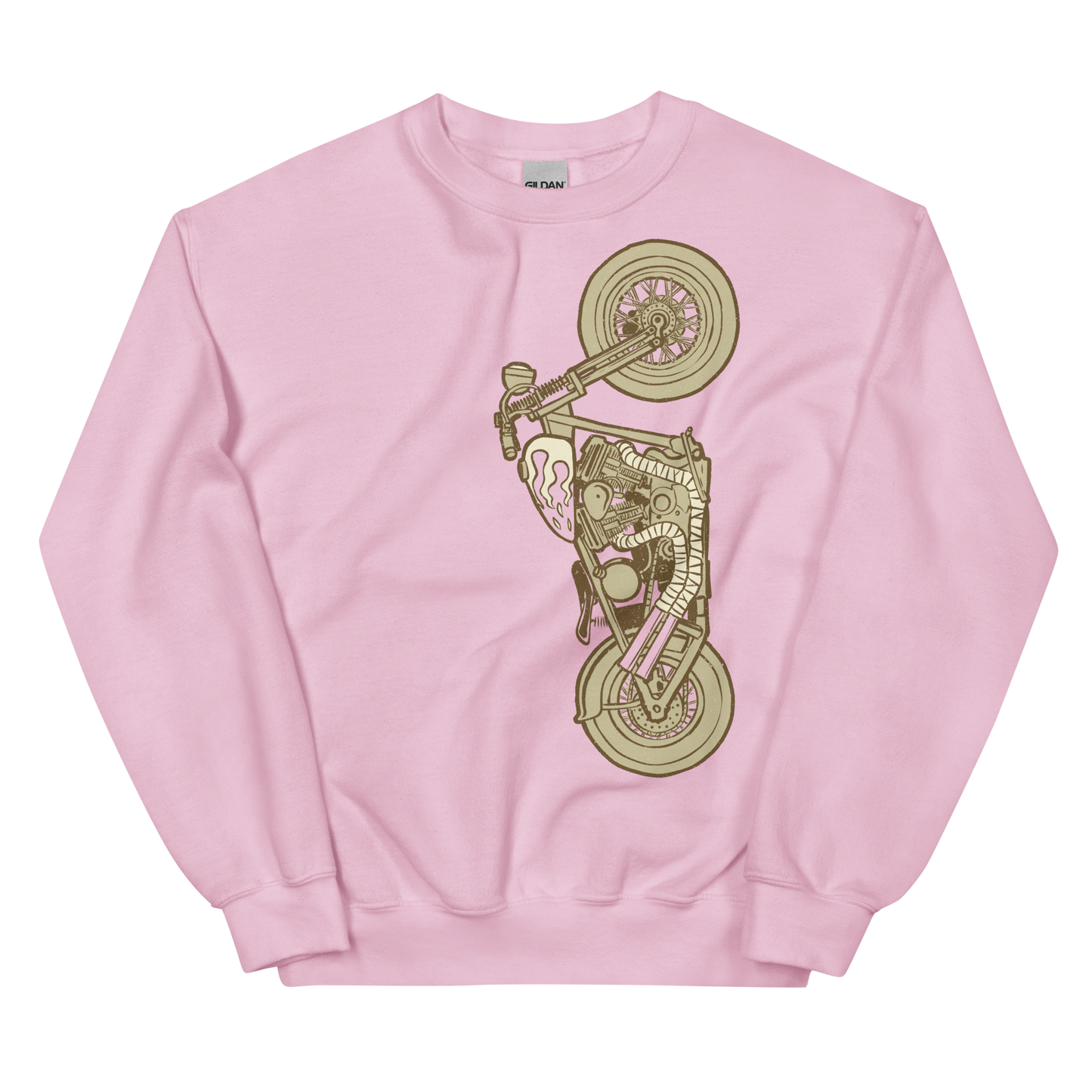 Pink Bobber Harley Biker Sweatshirt Motorbiker Cool Vintage Harley Biker Shirt Motorcycle Road Trip Journey shirt Cool Bobber rider Shirt Harley