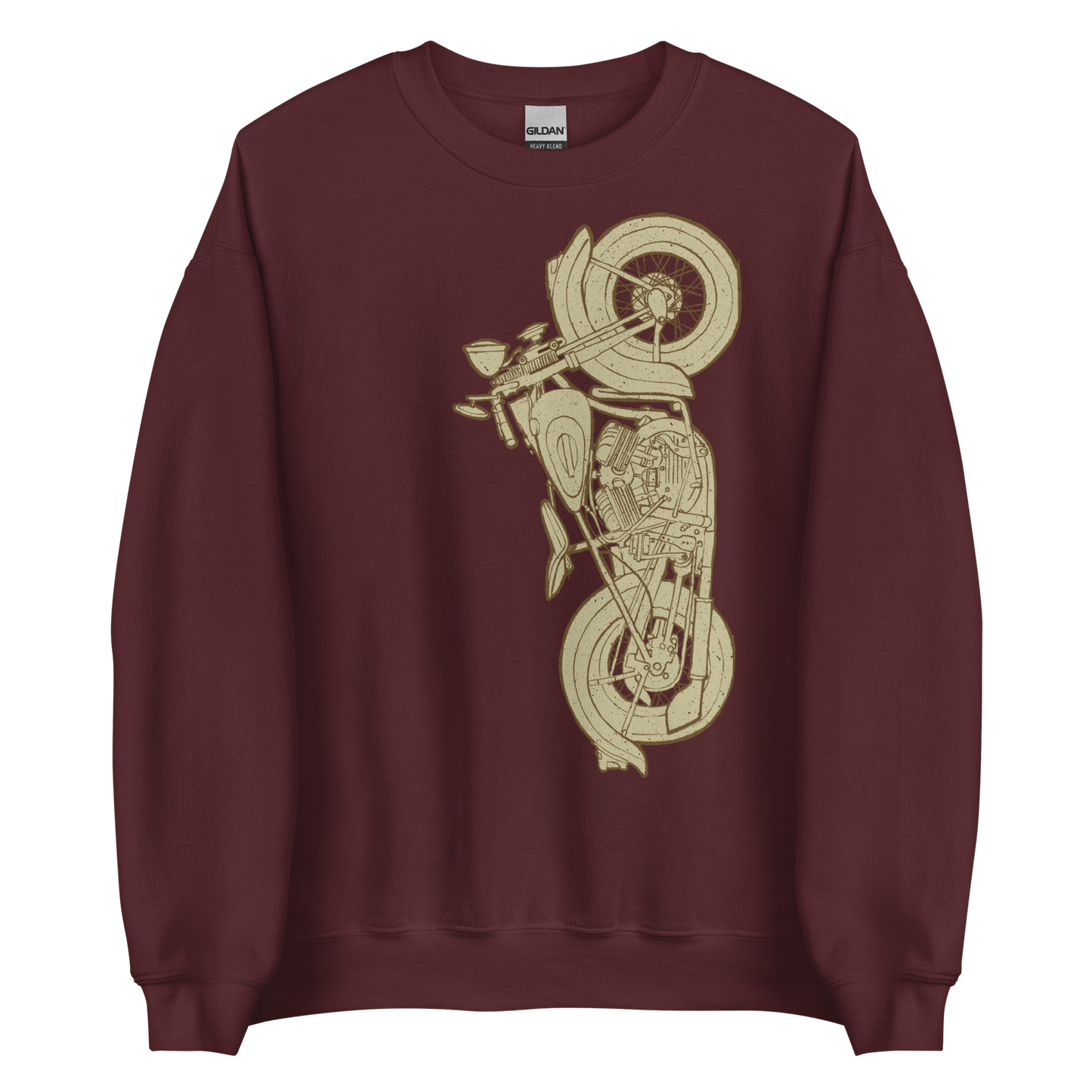 maroon Flathead Harley Sweatshirt Vintage Motorcycle Shirt Cool Biker Sweatshirt Road Trip Journey Shirt Cool Harley Shirt Cool Biker Gifts For Him