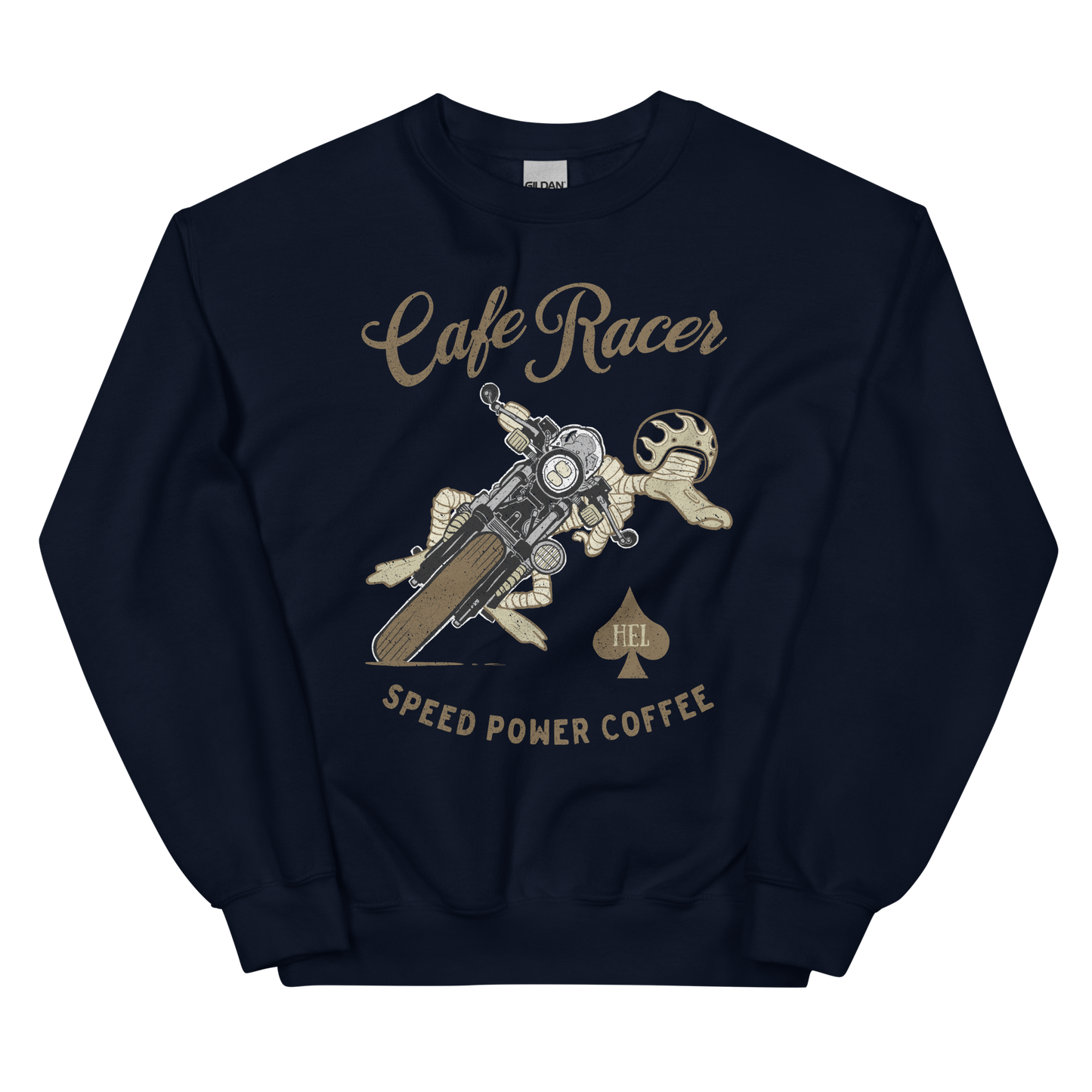 Cafe Racer Lean On Motorsyle Sweatshirt