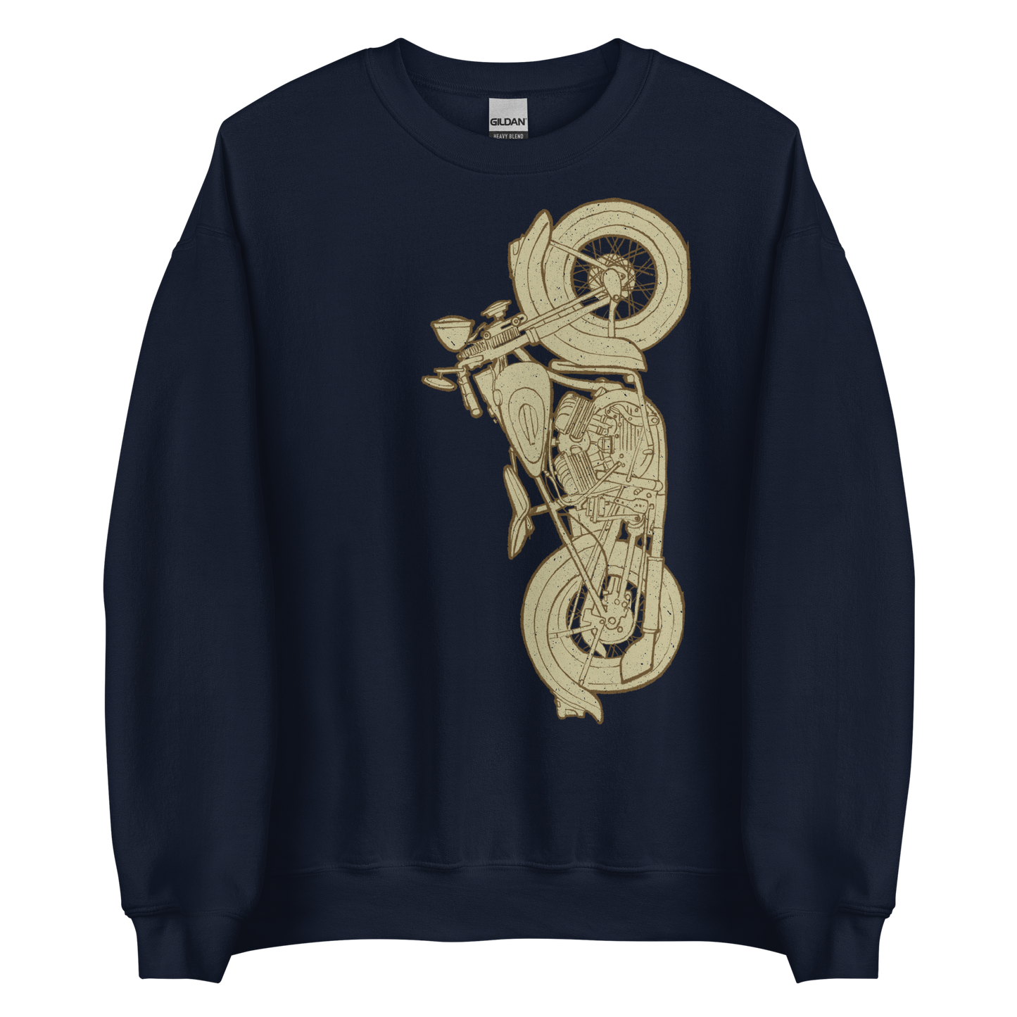 navy Flathead Harley Sweatshirt Vintage Motorcycle Shirt Cool Biker Sweatshirt Road Trip Journey Shirt Cool Harley Shirt Cool Biker Gifts For Him