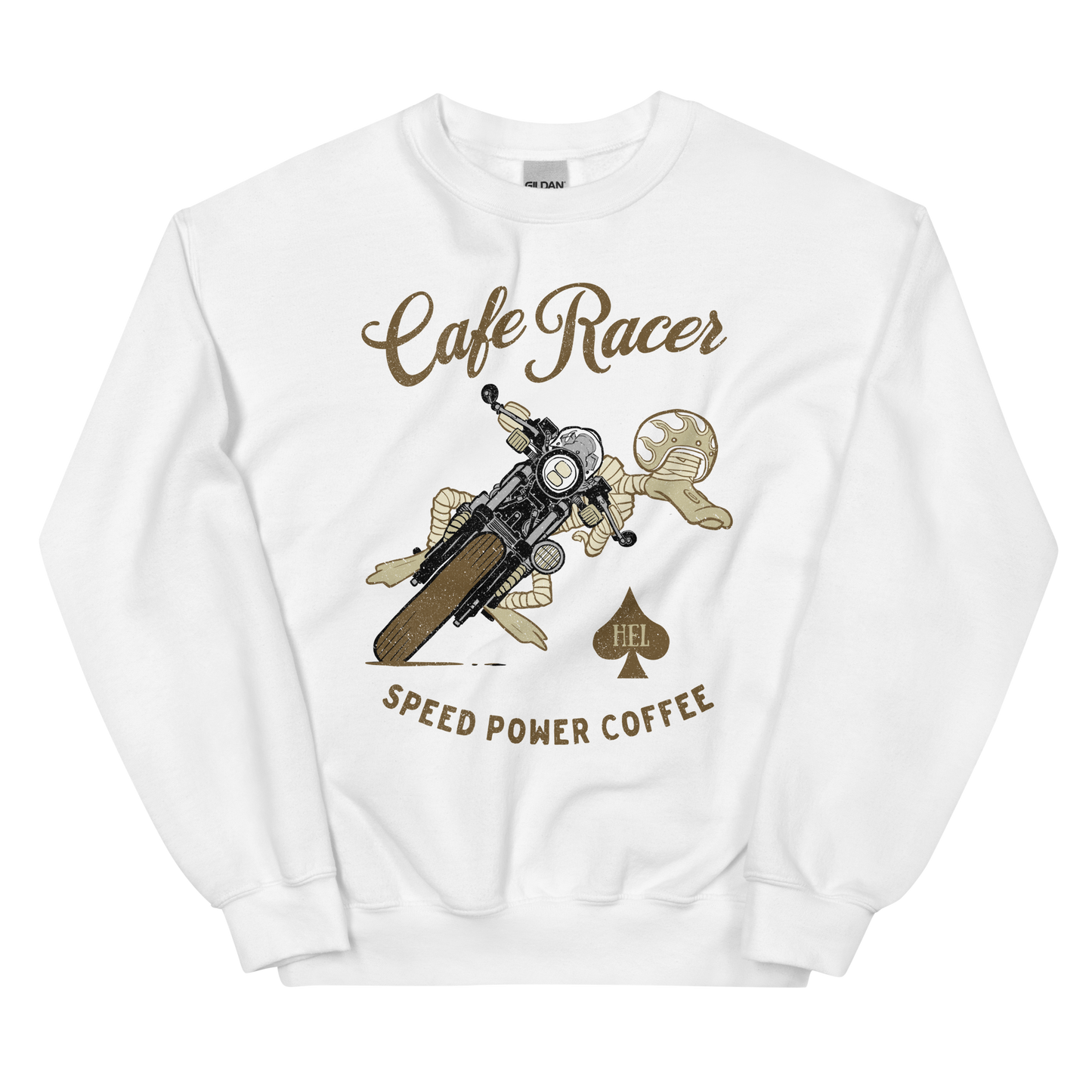 Cafe Racer Lean On Motorsyle Sweatshirt