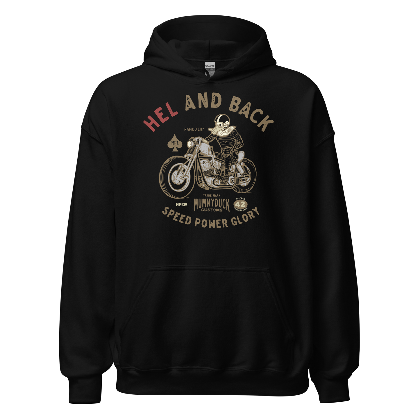 HEL and back Hoodie