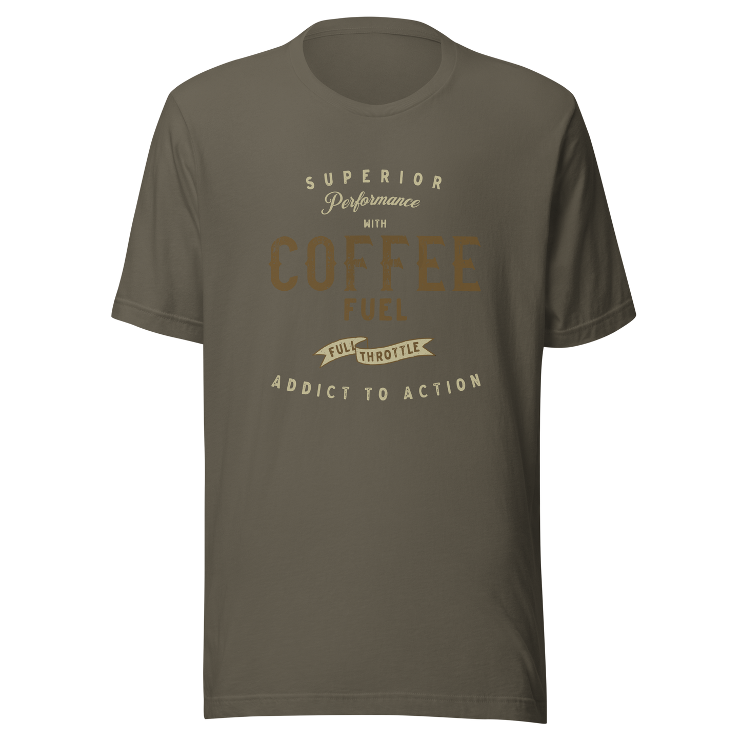 Coffee Fuel Motorcycle T-shirt