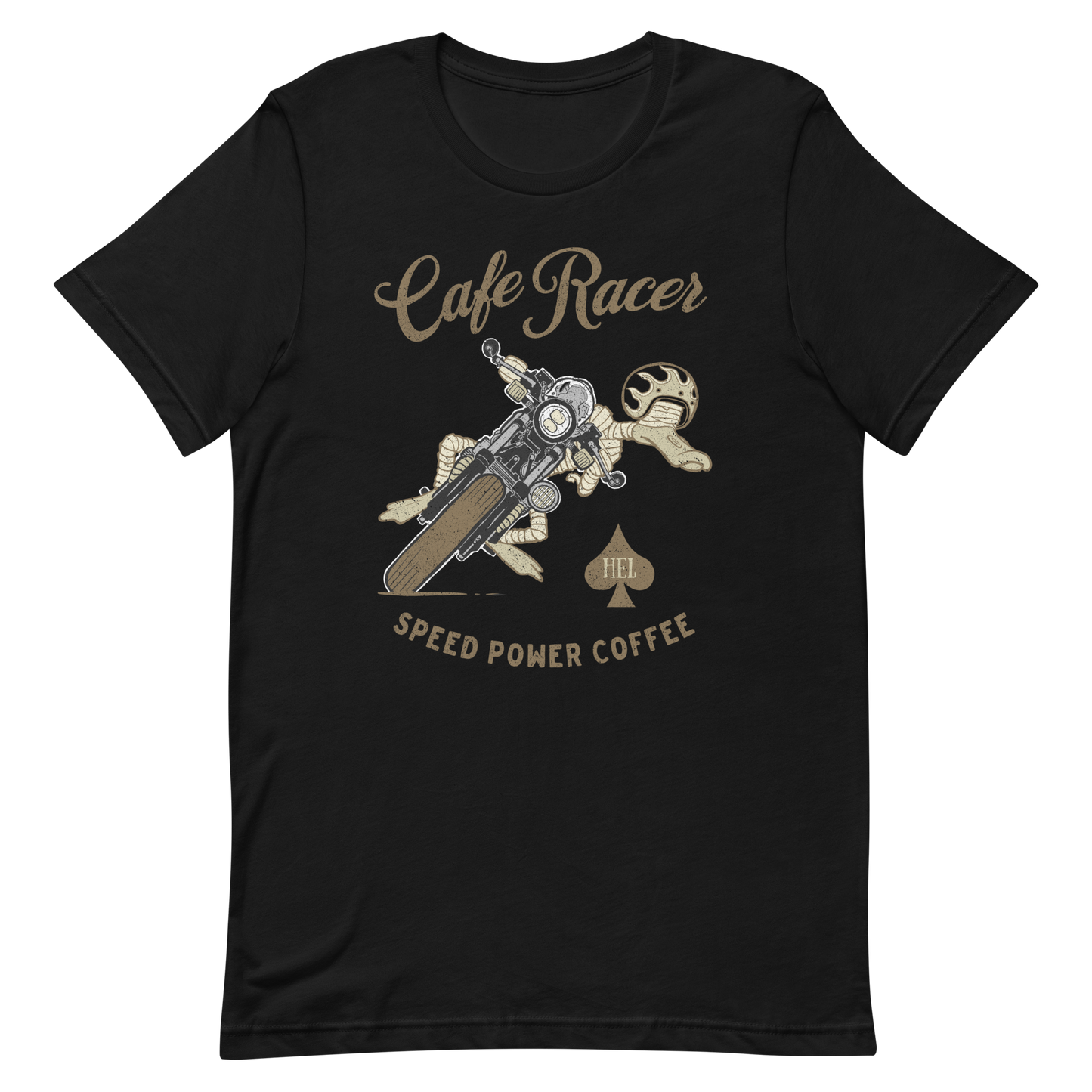 Cafe Racer Lean On Motorsyle t-shirt