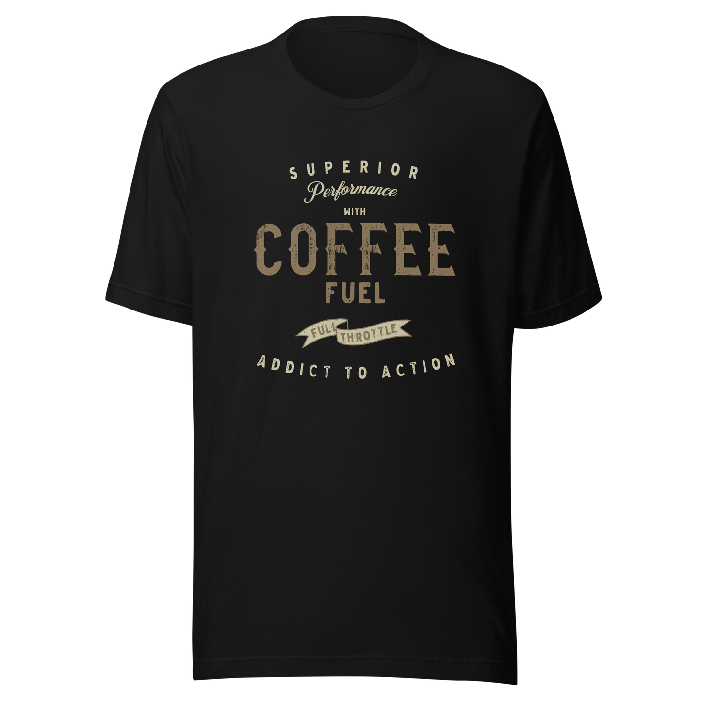 Coffee Fuel Motorcycle T-shirt