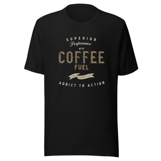 Coffee Fuel Motorcycle T-shirt