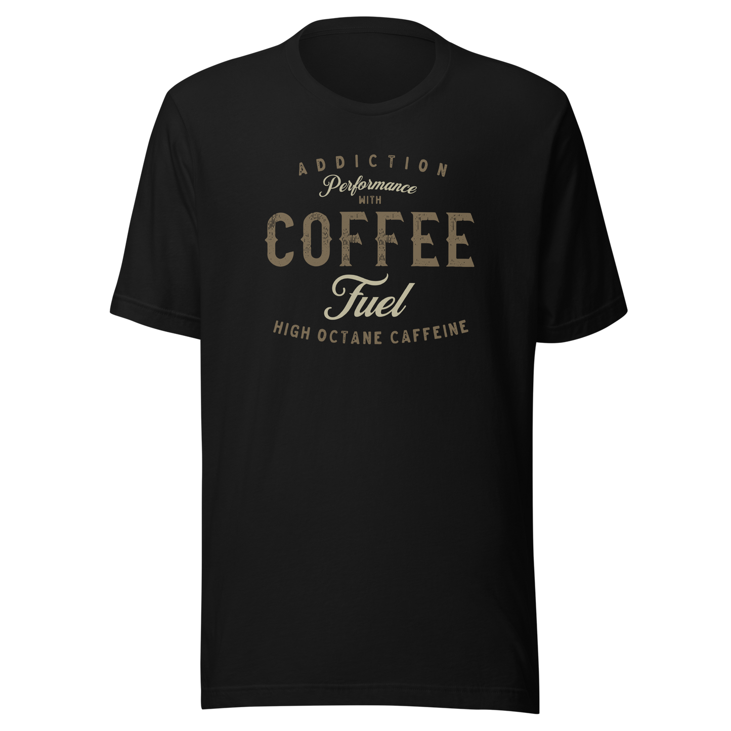 Coffee Fuel High Octane Motorcycle t-shirt