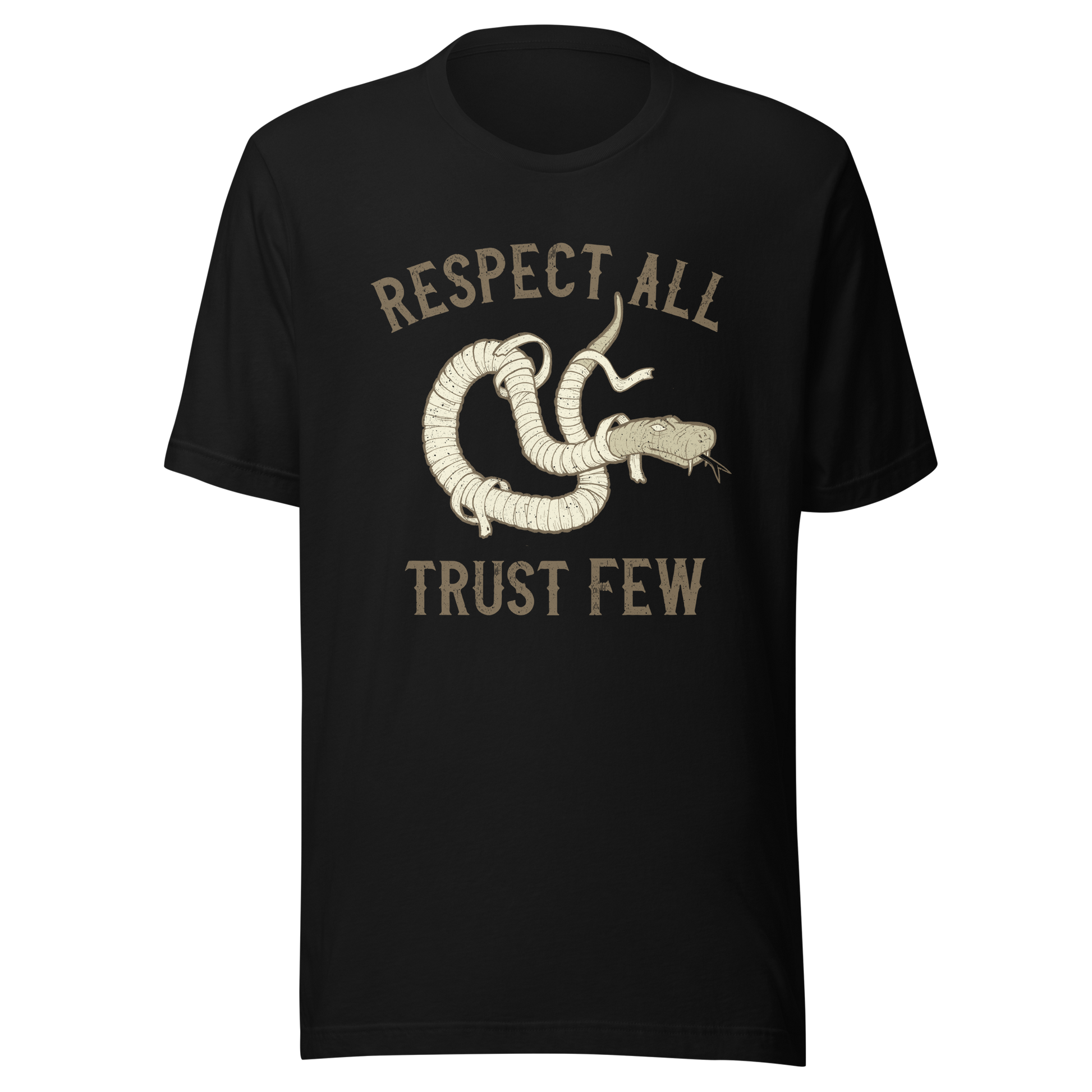 Respect All Trust Few Motorcycle Snake t-shirt Snake Design Unisex Biker T-Shirt Motorcycle Women Cafe Racer Shirt Moto Shirt Bobber Shirt