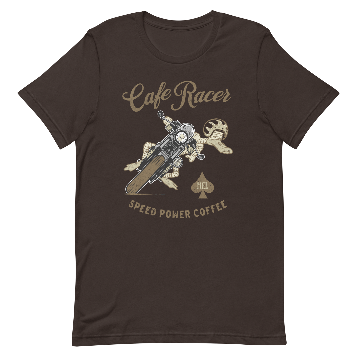 Cafe Racer Lean On Motorsyle t-shirt