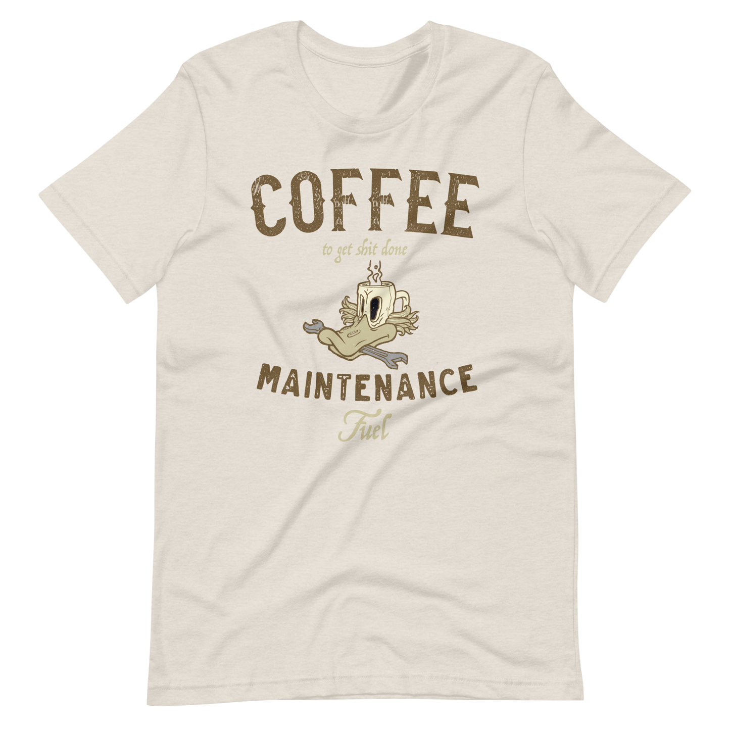 Sand Coffee Maintenance Fuel T-shirt Coffee And Bikes Shirt Cafe Racer Shirt Hard Work And Coffee Lover Get The Shit Done Coffee Biker Shirt