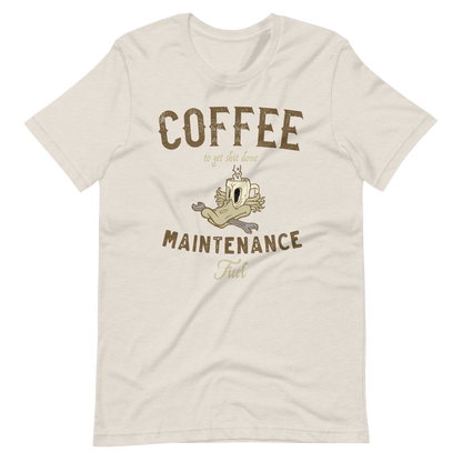 Sand Coffee Maintenance Fuel T-shirt Coffee And Bikes Shirt Cafe Racer Shirt Hard Work And Coffee Lover Get The Shit Done Coffee Biker Shirt