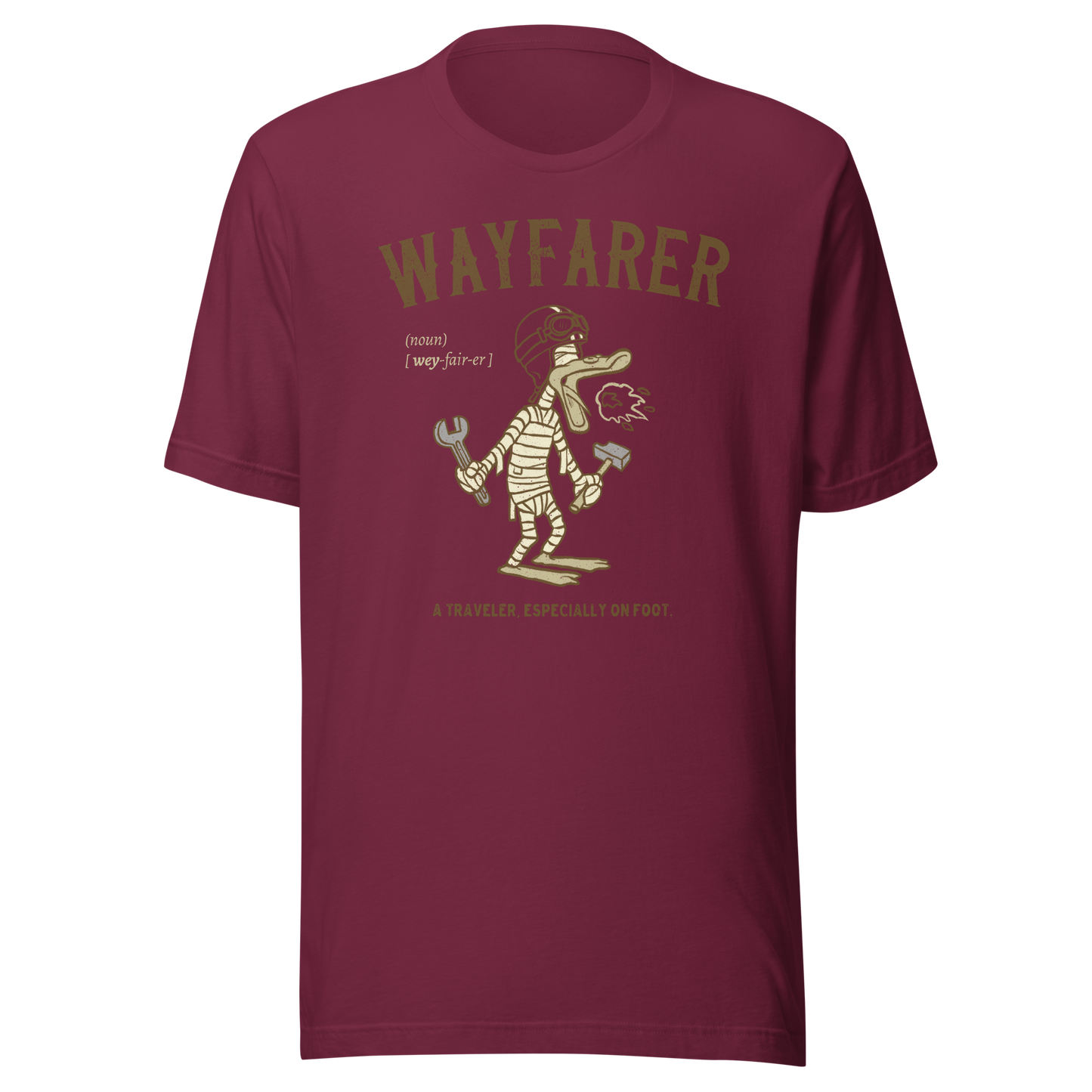 maroon Wayfarer Biker t-shirt Biker Repair Shirt Cool Biker Dad Biker Shirt Black T-Shirt Great Motorcycle Gift for Men Gift Idea for Biker Dad Tee