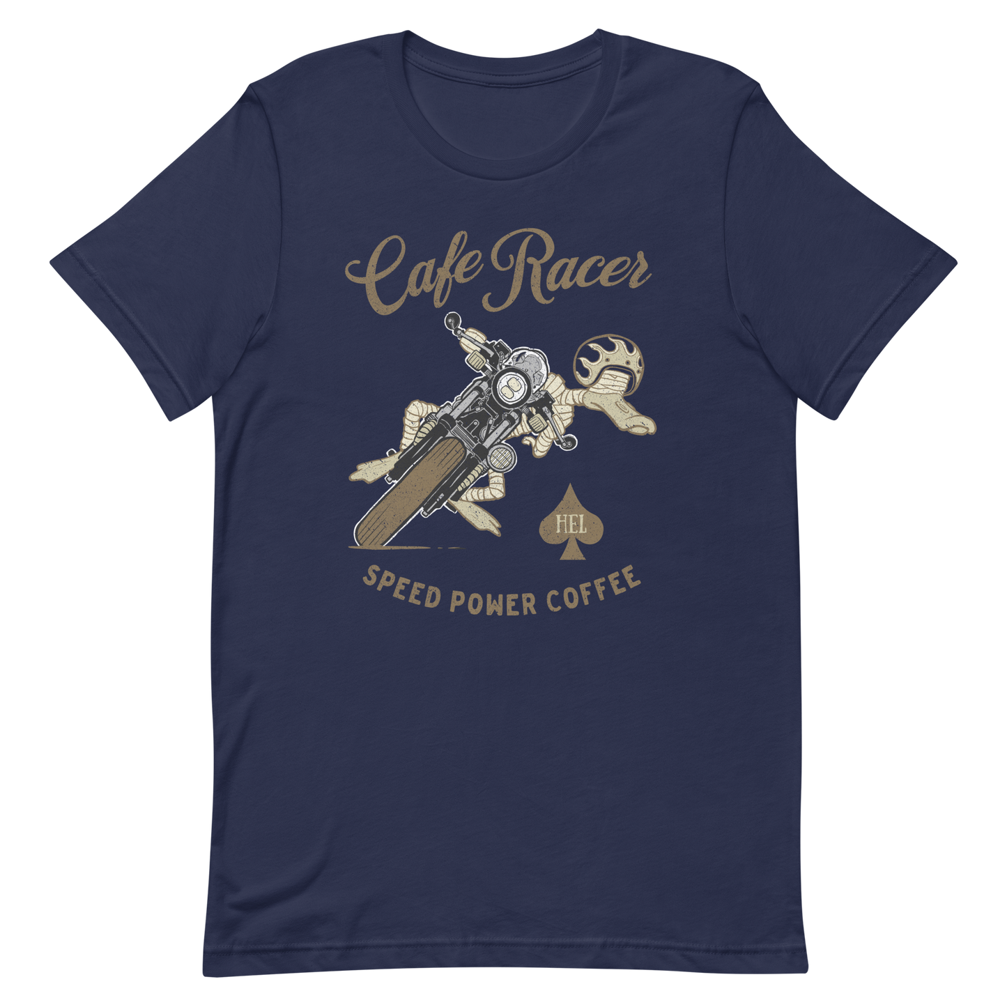 Cafe Racer Lean On Motorsyle t-shirt