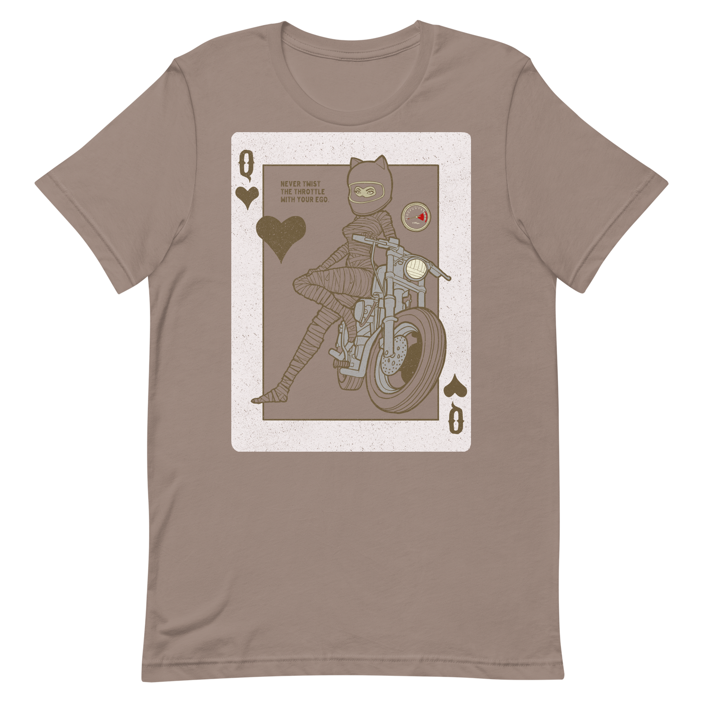 This Motorcycle Queen Playing Card t-shirt is everything you've dreamed of and more. It feels soft and lightweight, with the right amount of stretch. It's comfortable and flattering for all.