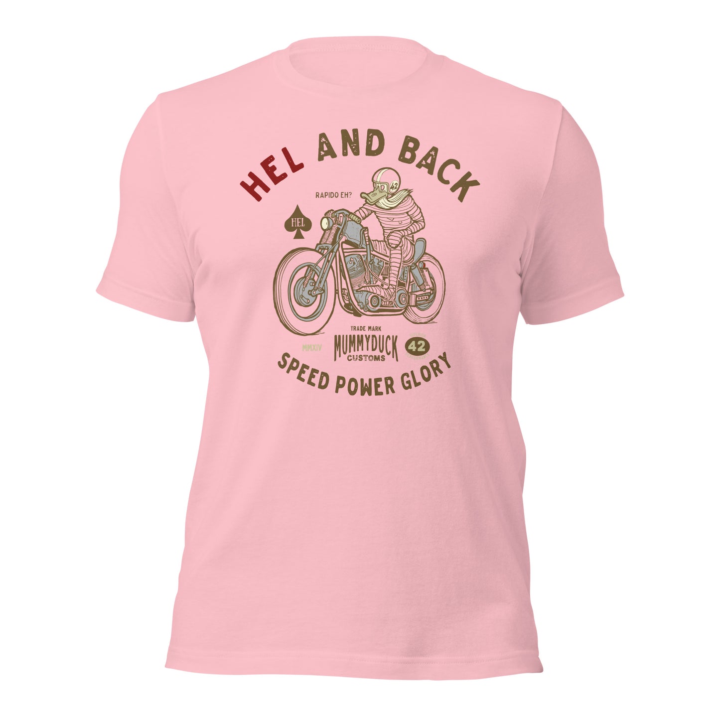 HEL and back motorcycle t-shirt