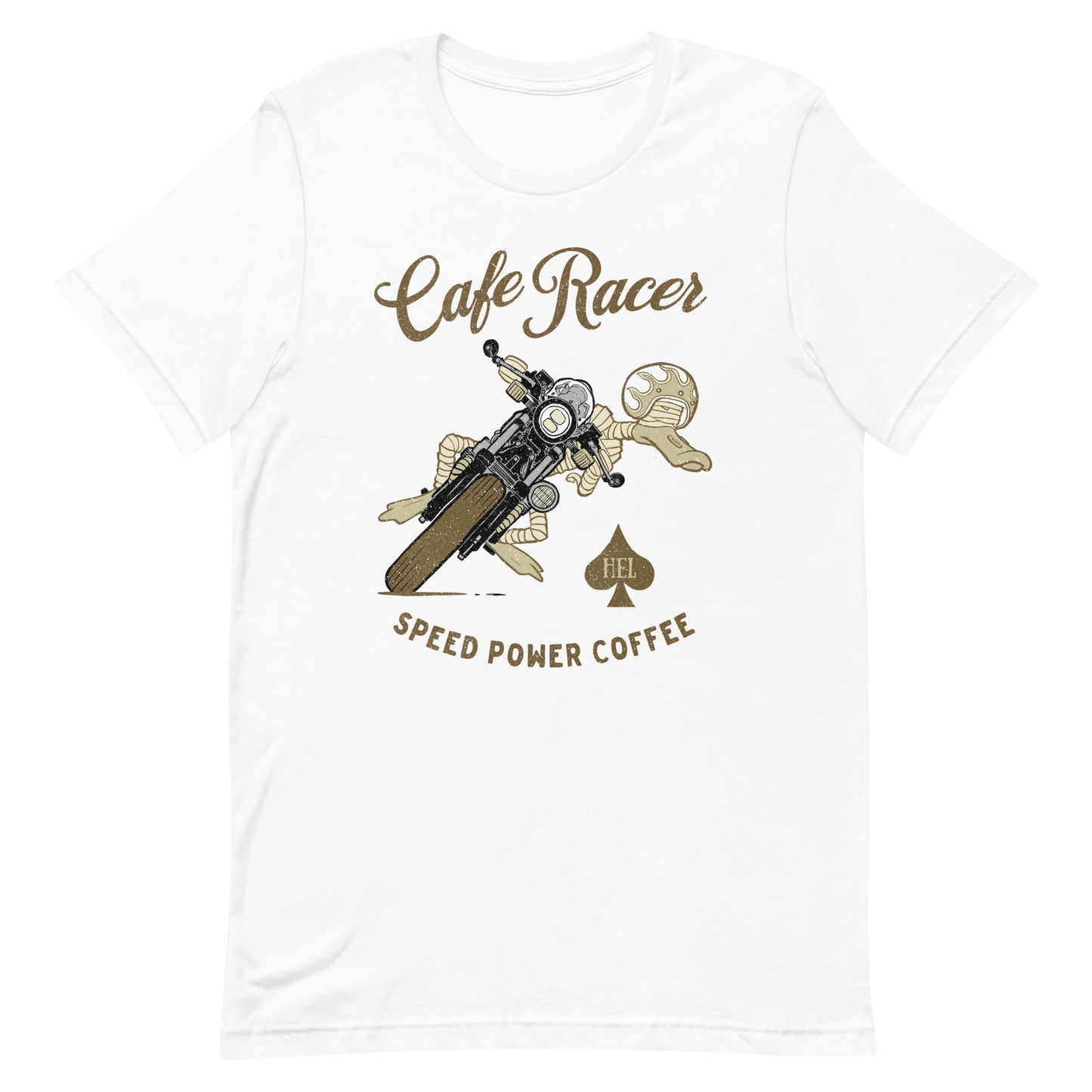Cafe Racer Lean On Motorsyle t-shirt