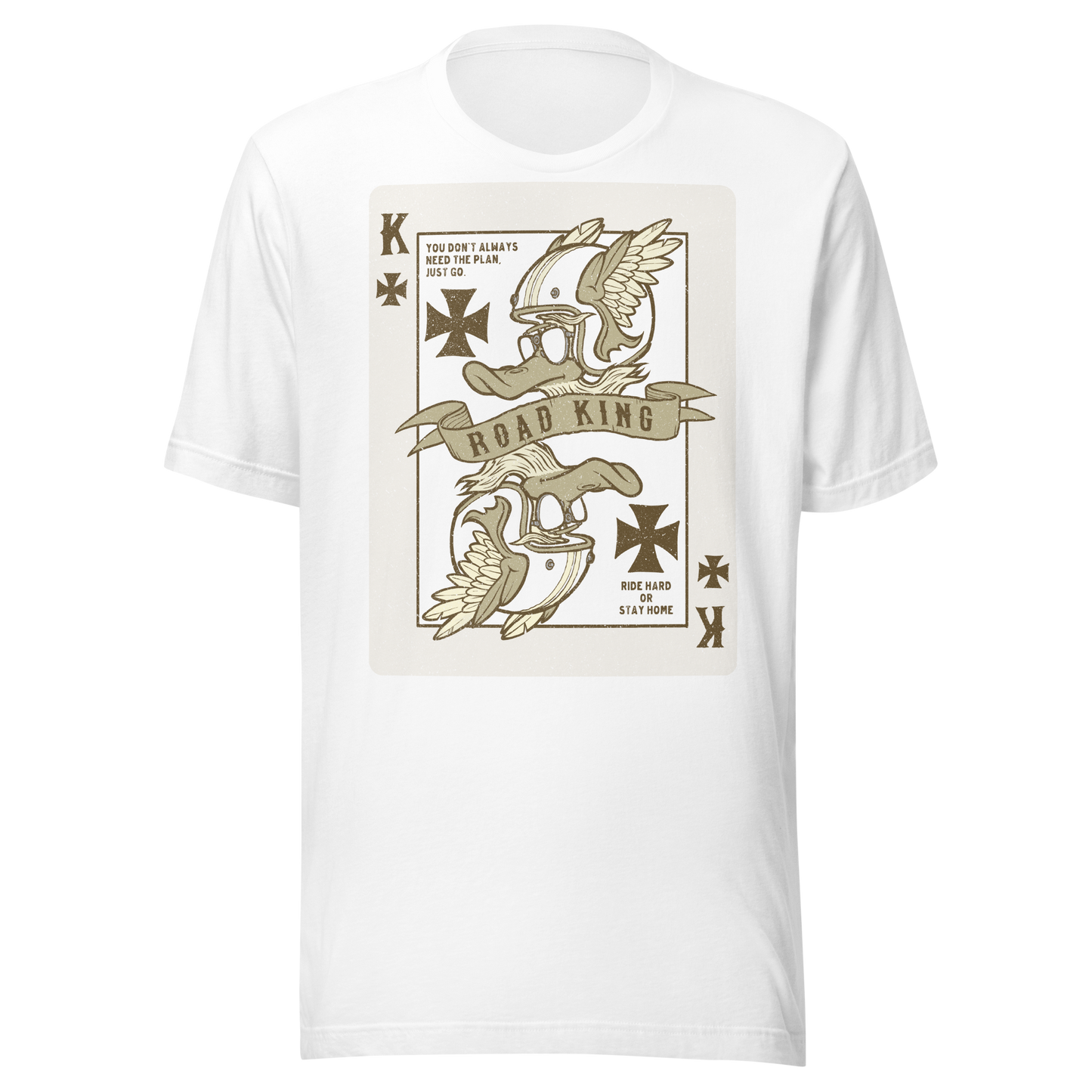 This Road King Motorcycle t-shirt is everything you've dreamed of and more. It feels soft and lightweight, with the right amount of stretch. It's comfortable and flattering for all.