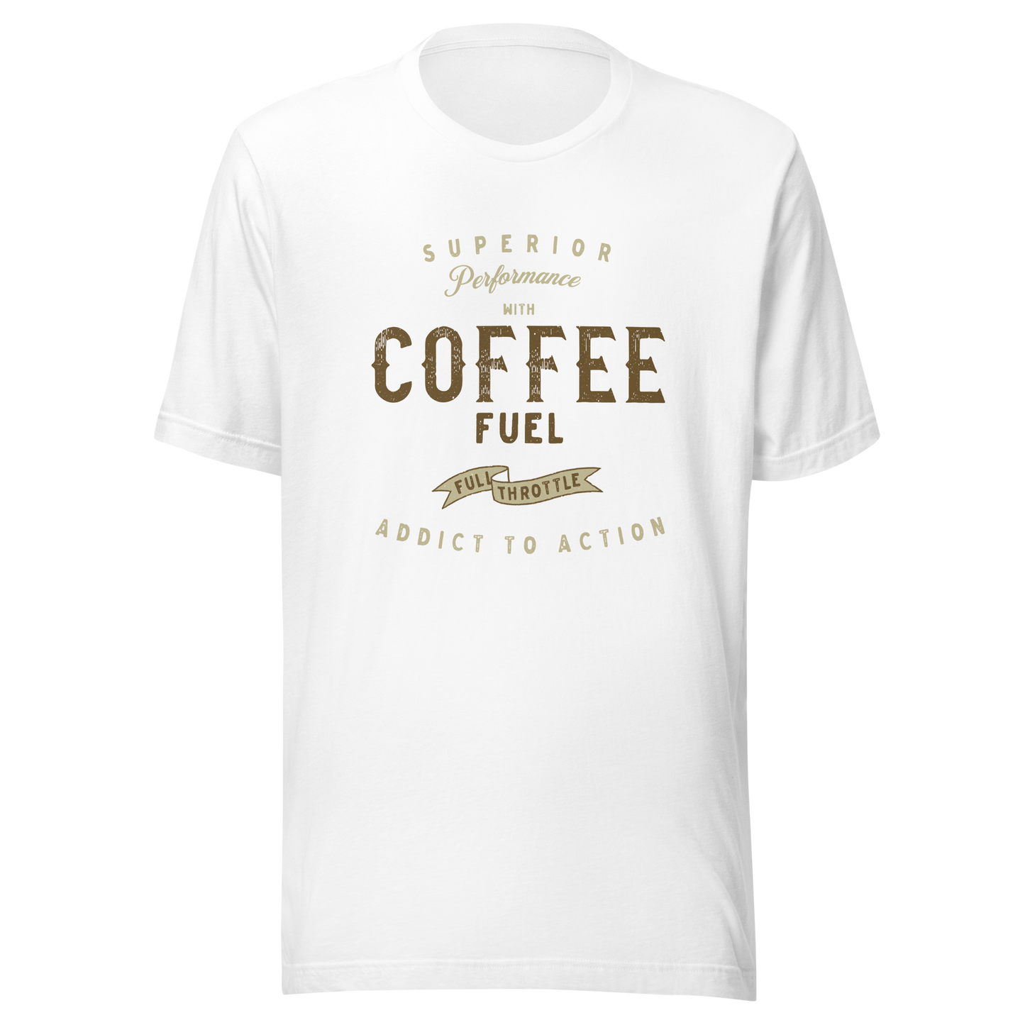 Coffee Fuel Motorcycle T-shirt