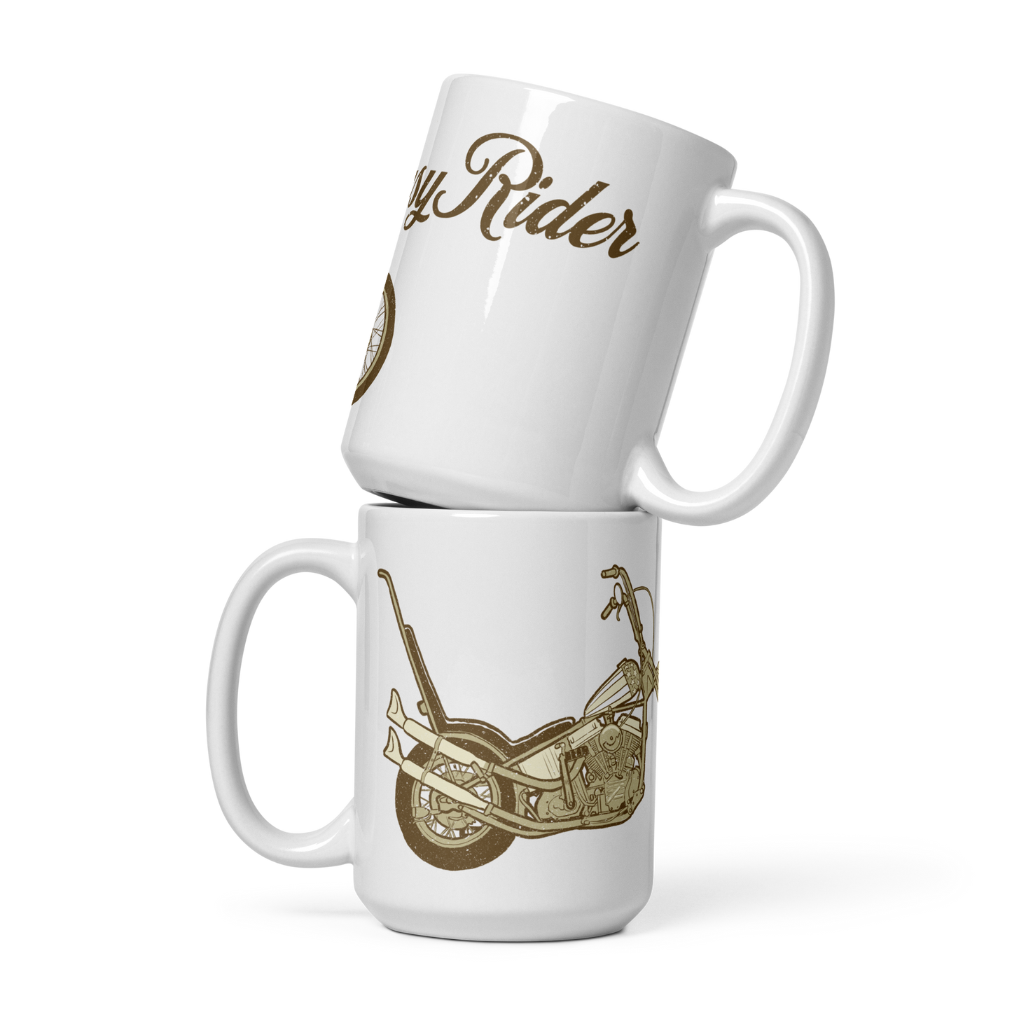 Easy Rider White glossy mug