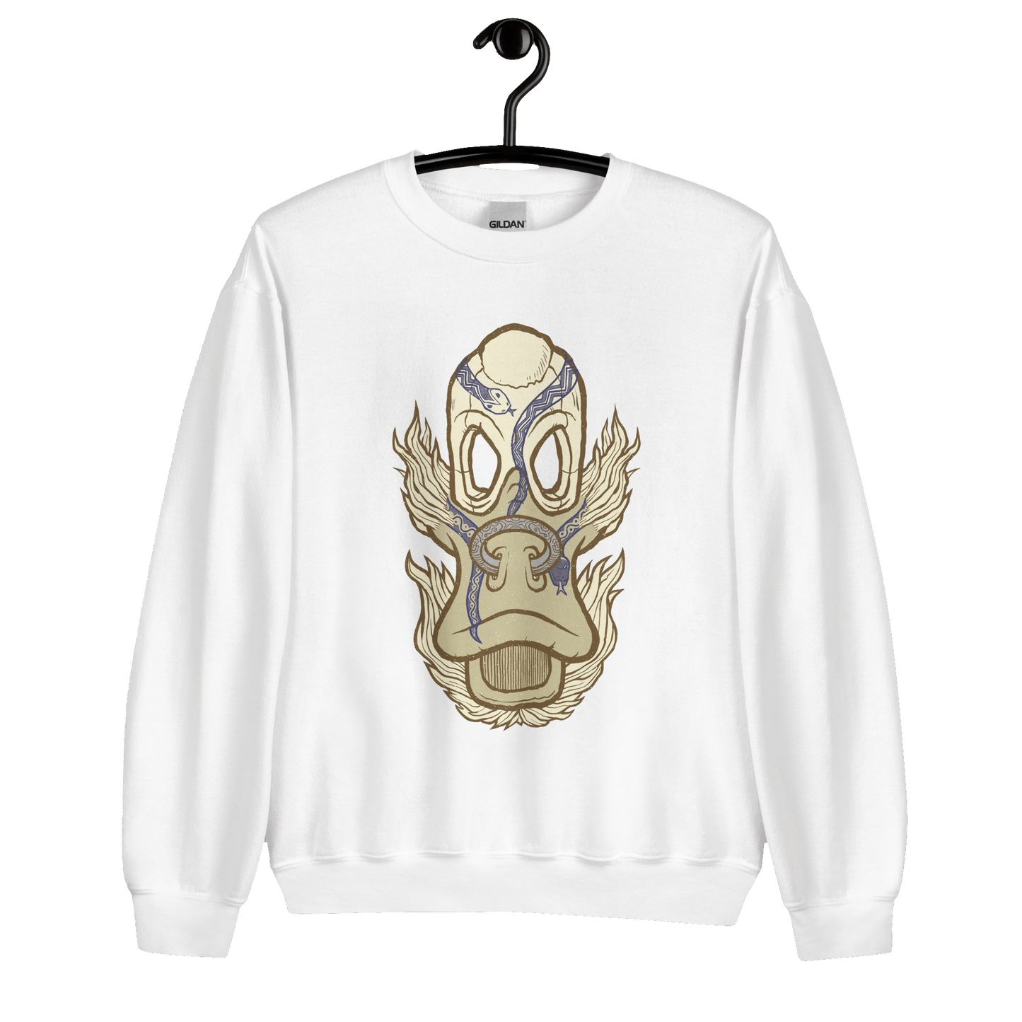 No 005 Wierd Duck Skull collection sweatshirt