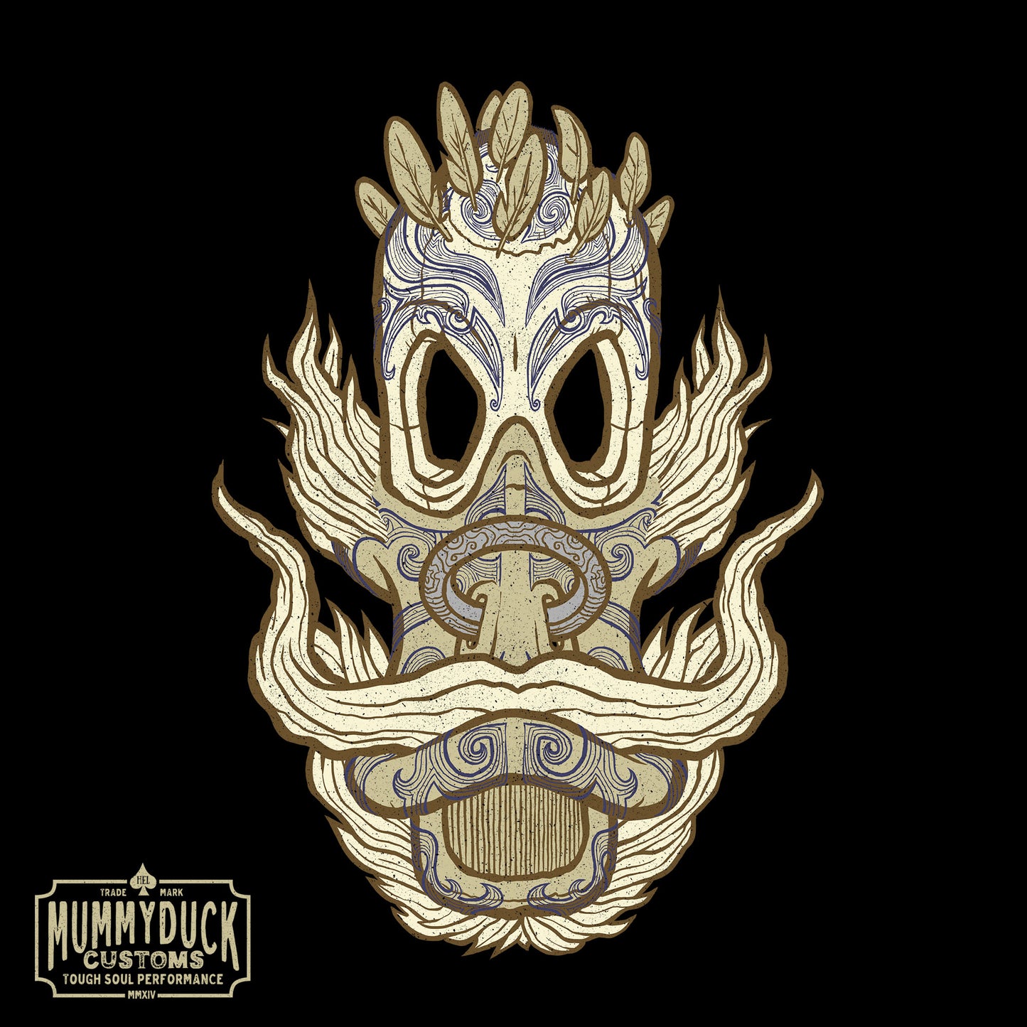 No 006 Wierd Duck Skull collection t-shirt