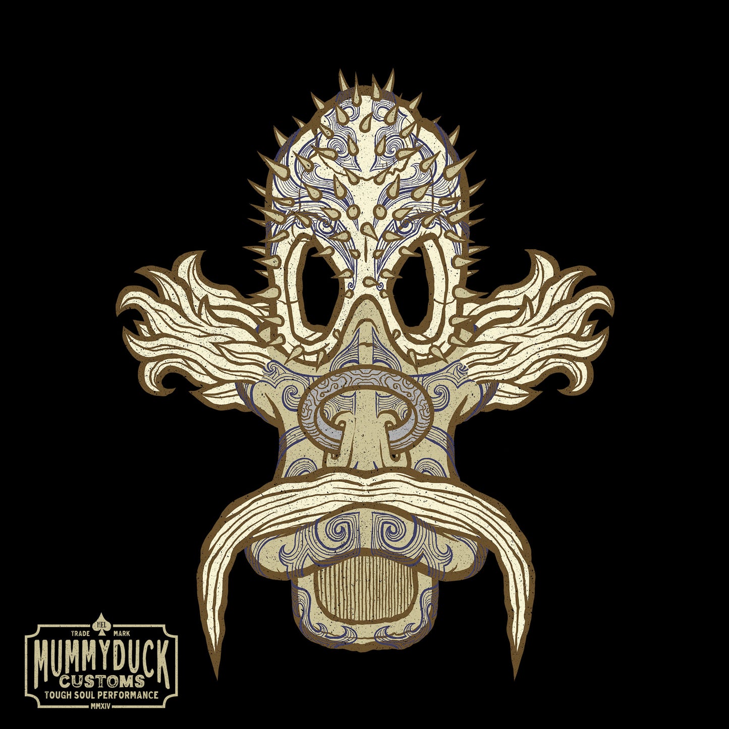 No 008 Wierd Duck Skull collection t-shirt