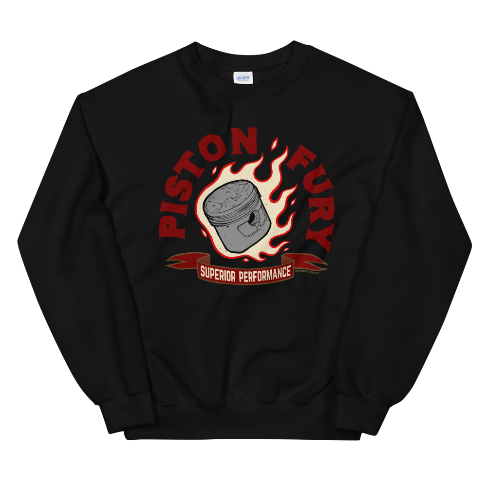 Piston Fury Motorcycle Sweatshirt