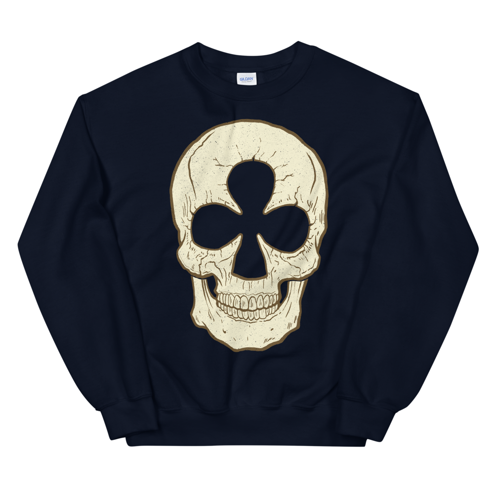 Cross Skull Motorcycle Sweatshirt