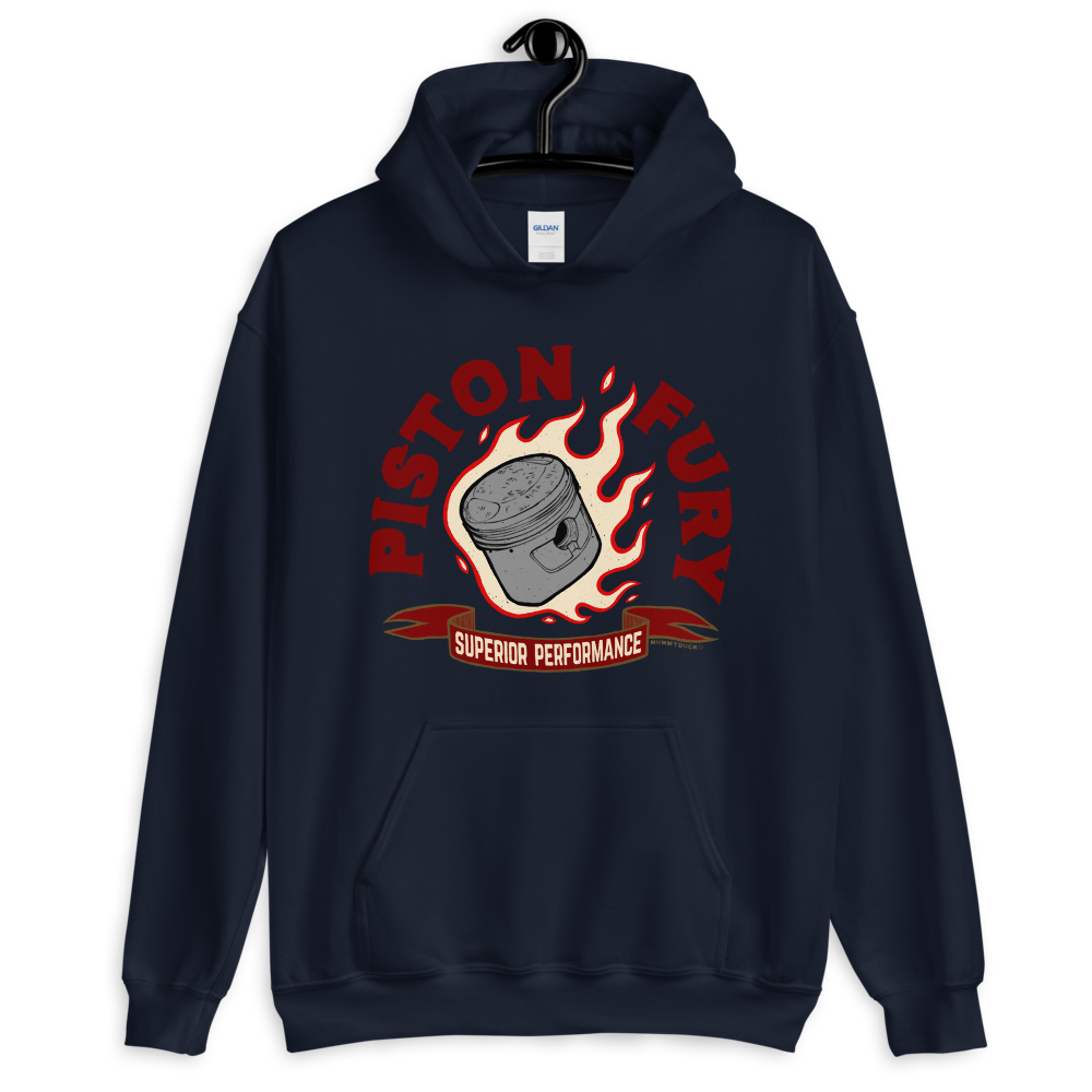 Piston Fury Motorcycle Hoodie
