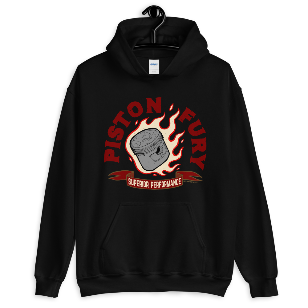 Piston Fury Motorcycle Hoodie